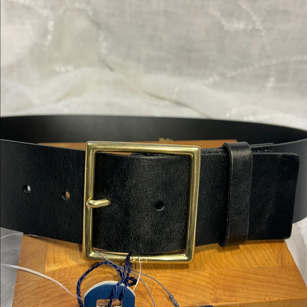 NWT polo by Ralph Lauren wide leather belt